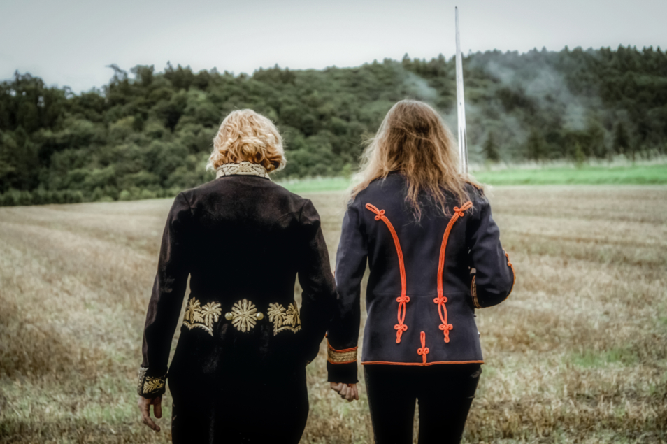 Wolfram Adalbert Scheffler with "HfBK Defender" Bianca Rüterbories (2017)