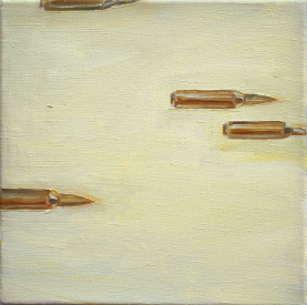 "Patronen", 24 x 24 cm, oil on canvas, 2012